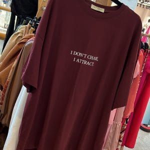 WEST VALLEY TEE BURGUNDY