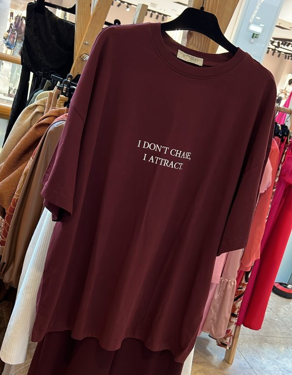 WEST VALLEY TEE BURGUNDY