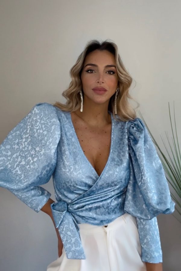 WEST VALLEY -AZURE BLOUSE