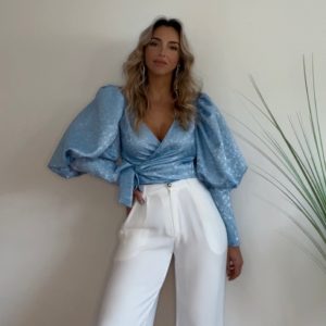 WEST VALLEY -AZURE BLOUSE