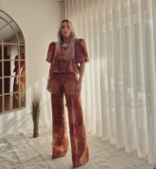 WEST VALLEY BROCADO BORDEAUX