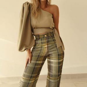 West Valley - Olive Shoulder Blouse